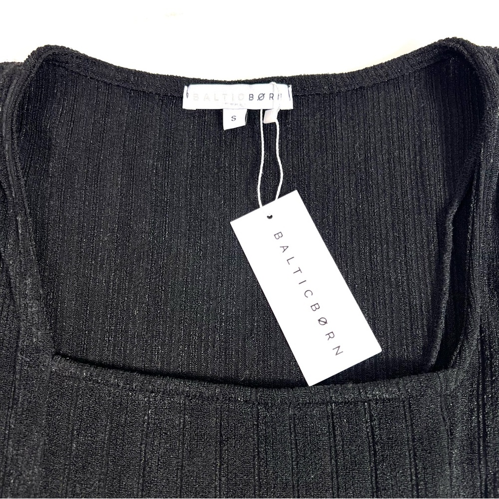 NWT Baltic Born Murphy Square Neck Top in Classic Black Size Small - Picture 7 of 13